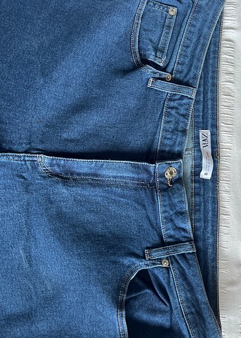 Diğer Kadın Lacivert Midi Denim Pantolon