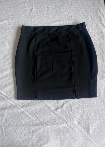 Siyah Basic Mini Etek
