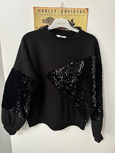 pul payetli sweatshirt