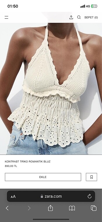 Zara Triko top