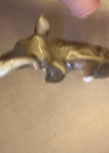 Bej Gri Fil Figürin - Görsel 3