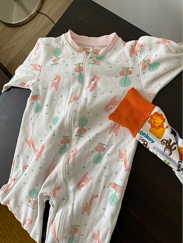 9 Ay Beden 2 Li yazlık pijama takım