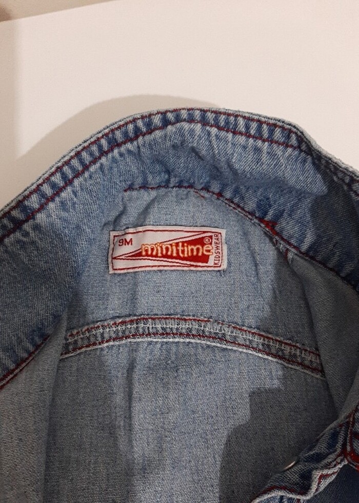 Bebek kot gömlek - Görsel 2