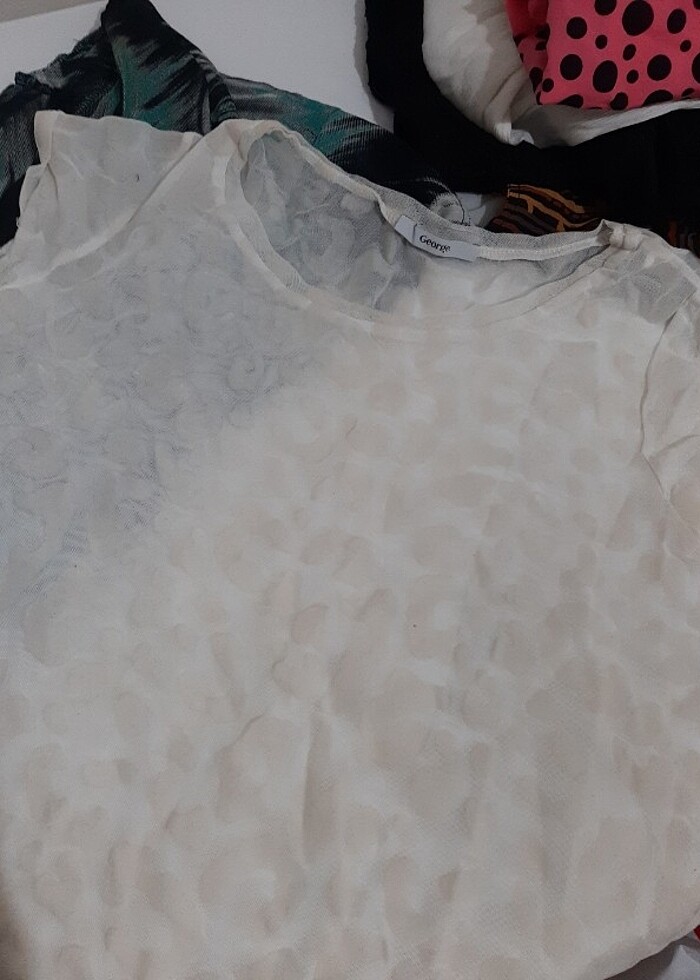 Transparan 3 adet bluz  - Görsel 3