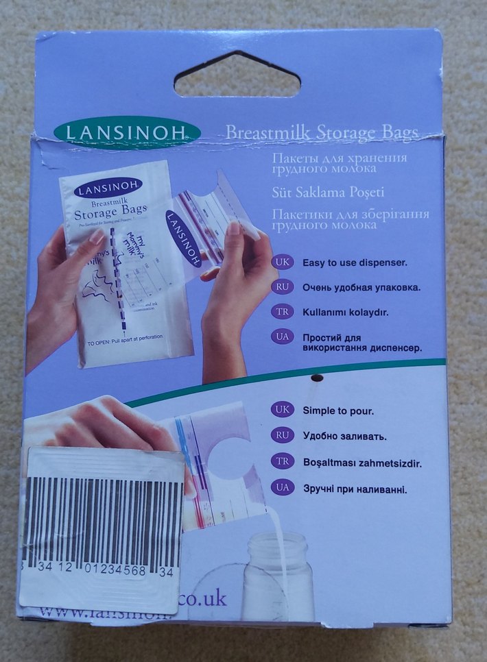 Lansinoh Göğüs Sütü Saklama Poşetleri - Görsel 2