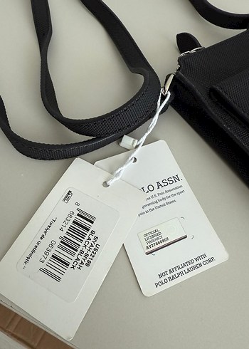 U.S Polo Assn. J.S. Polo Assn. Siyah Deri çanta