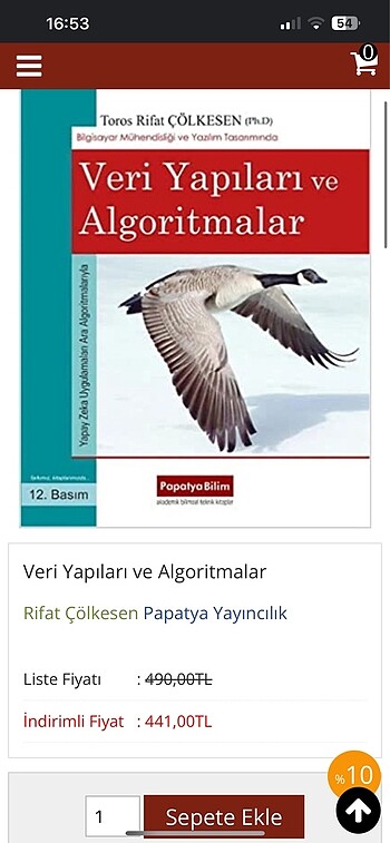  Beden VERİ YAPILARI VE ALGORİTMALAR