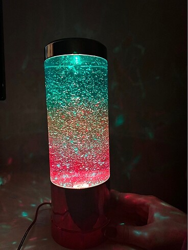 Glitter led lamba
