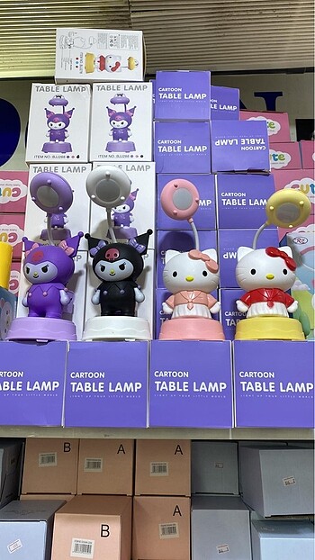 Diğer Şarjlı masa lambası,saati ve kalemlik