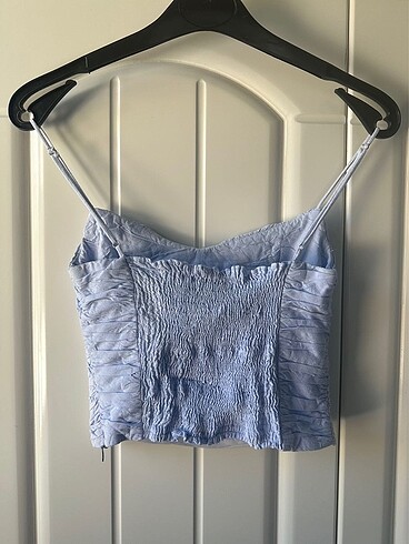 xs Beden mavi Renk Zara crop top