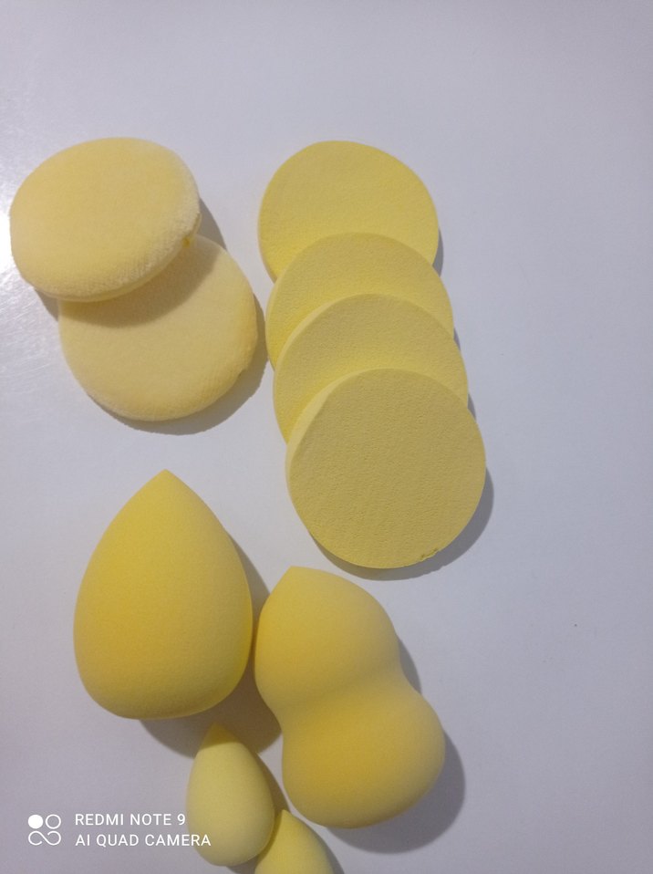 Sarı Pastel Makyaj Süngeri Seti - Görsel 3
