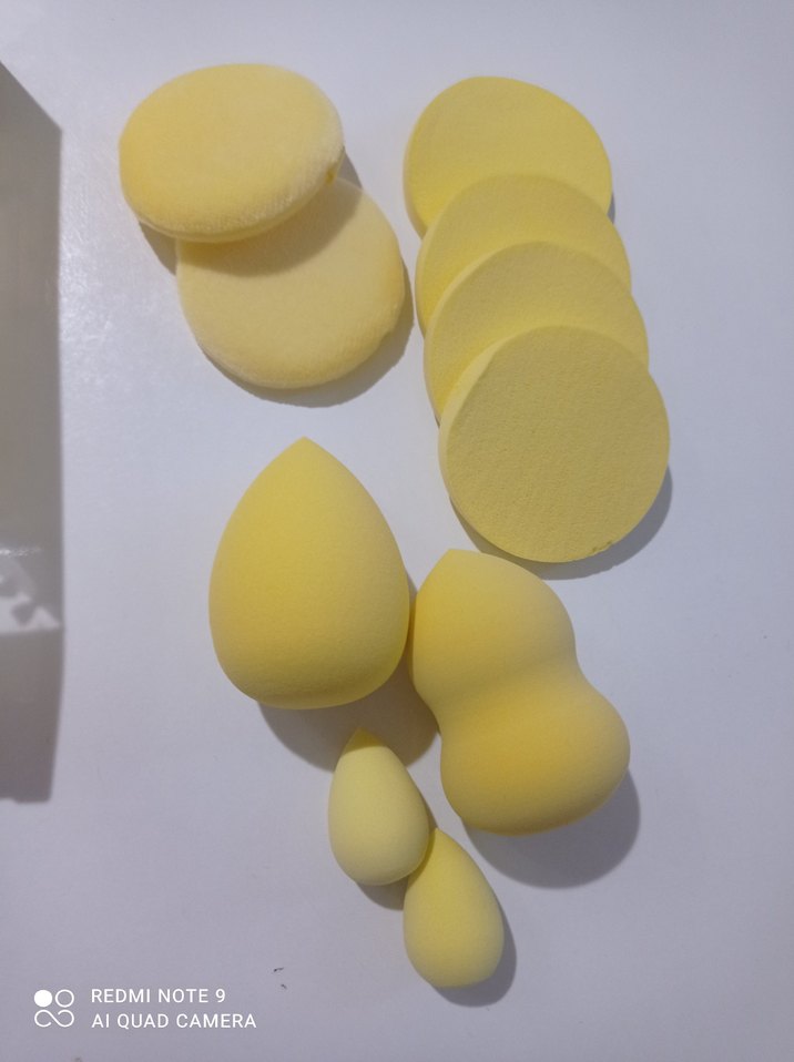 Sarı Pastel Makyaj Süngeri Seti - Görsel 4