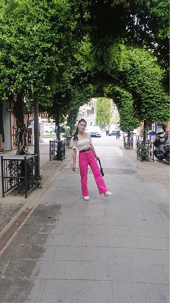 s Beden Pembe kot pantolon