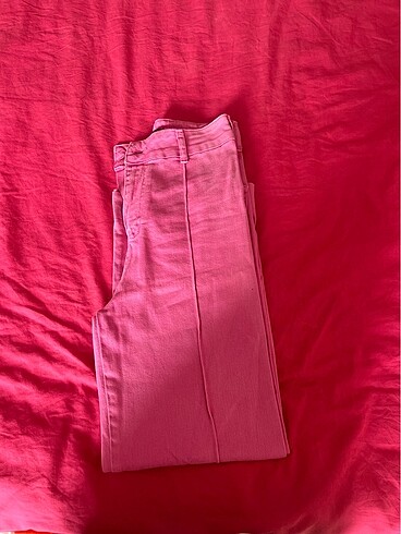 s Beden pembe Renk Pembe kot pantolon