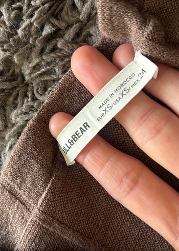 Pull and Bear Uzun Kollu Bej Pull&Bear elbise