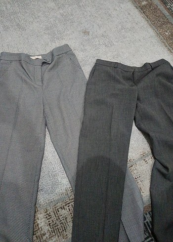 38 Beden 2 adet Kumaş pantolon