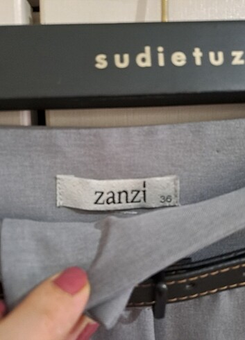 36 Beden gri Renk Palazzo pantolon