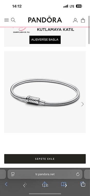 pandora bileklik