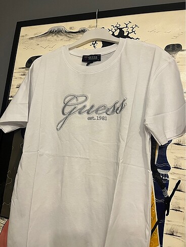 Guess Beyaz Tshirt