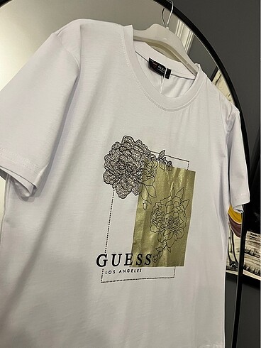 Ekru Guess Tişört