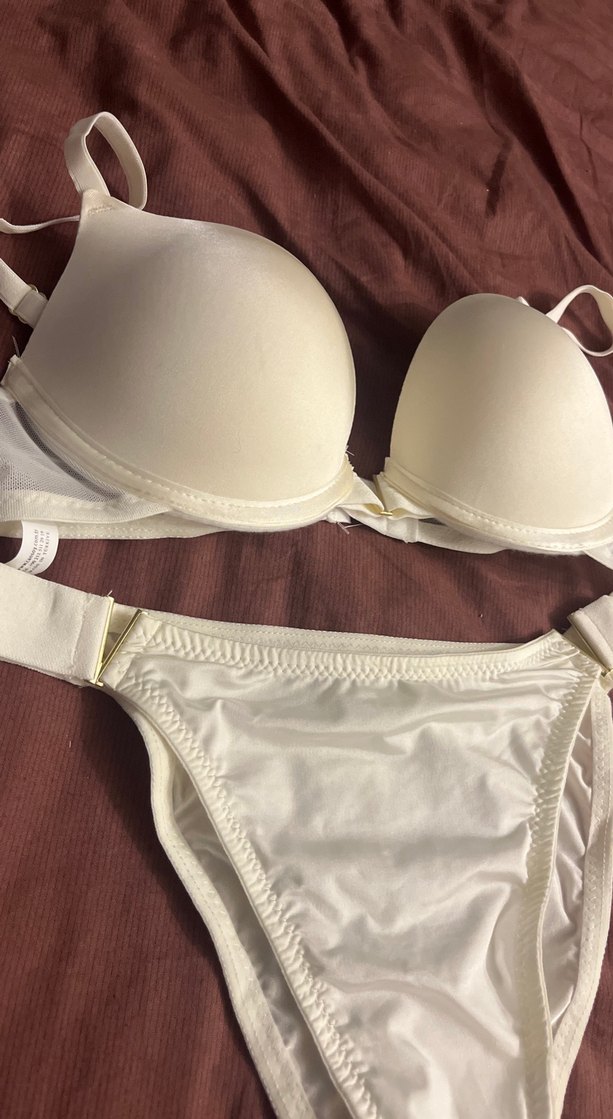 Beyaz Minimalist Bohem Tarzı Sütyen ve Külot - Görsel 2