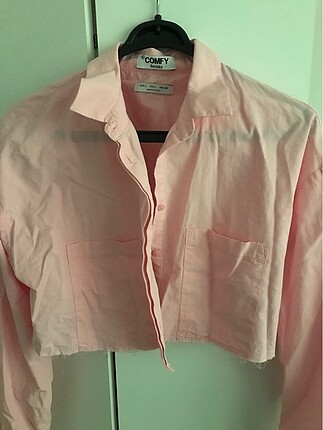 Bershka crop gömlek