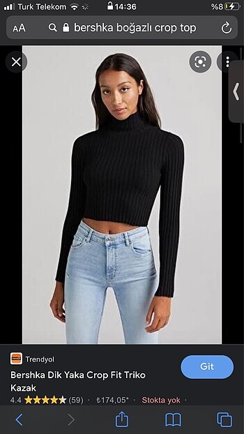 Bershka crop top