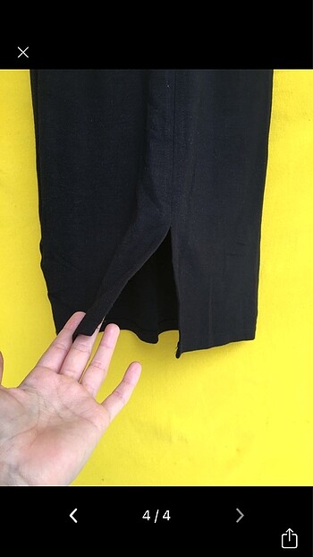 s Beden siyah Renk Siyah Midi Elbise