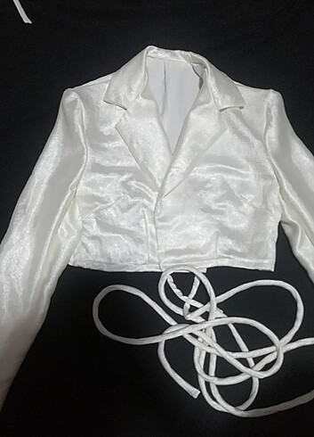Diğer Kırık beyaz ceket bluz 