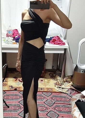 m Beden siyah Renk Siyah elbise