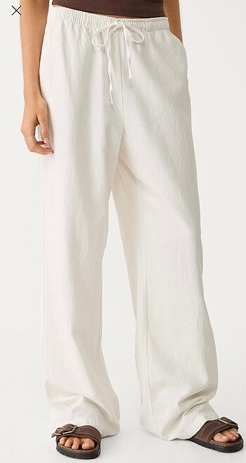 Stradivarius stradivarius keten pantolon
