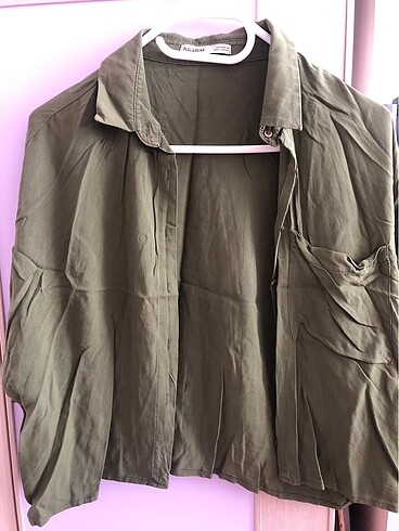 m Beden Pull and Bear Bayan Yazlık Gömlek