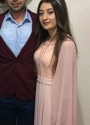 s Beden pembe Renk Abiye