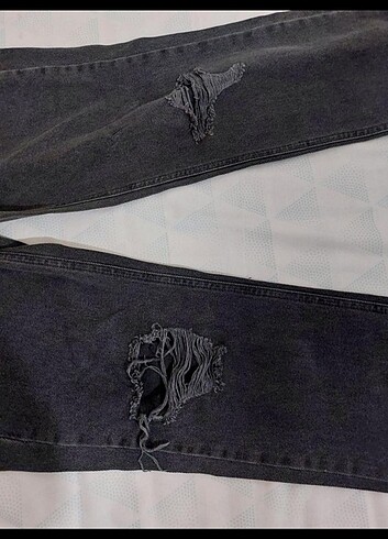 Oxxo boyfriend antrasit kot pantolon - Görsel 5