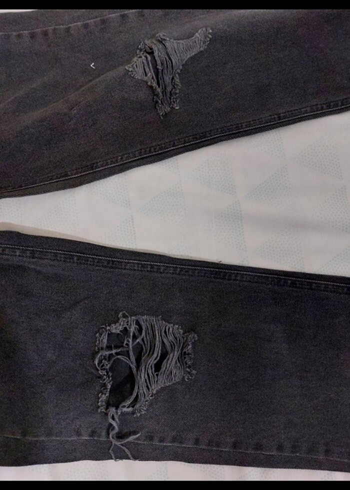 Oxxo boyfriend antrasit kot pantolon - Görsel 4