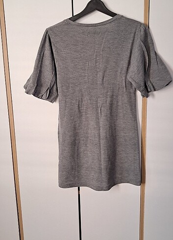Collezione Collezione kol detaylı mini tunik elbise