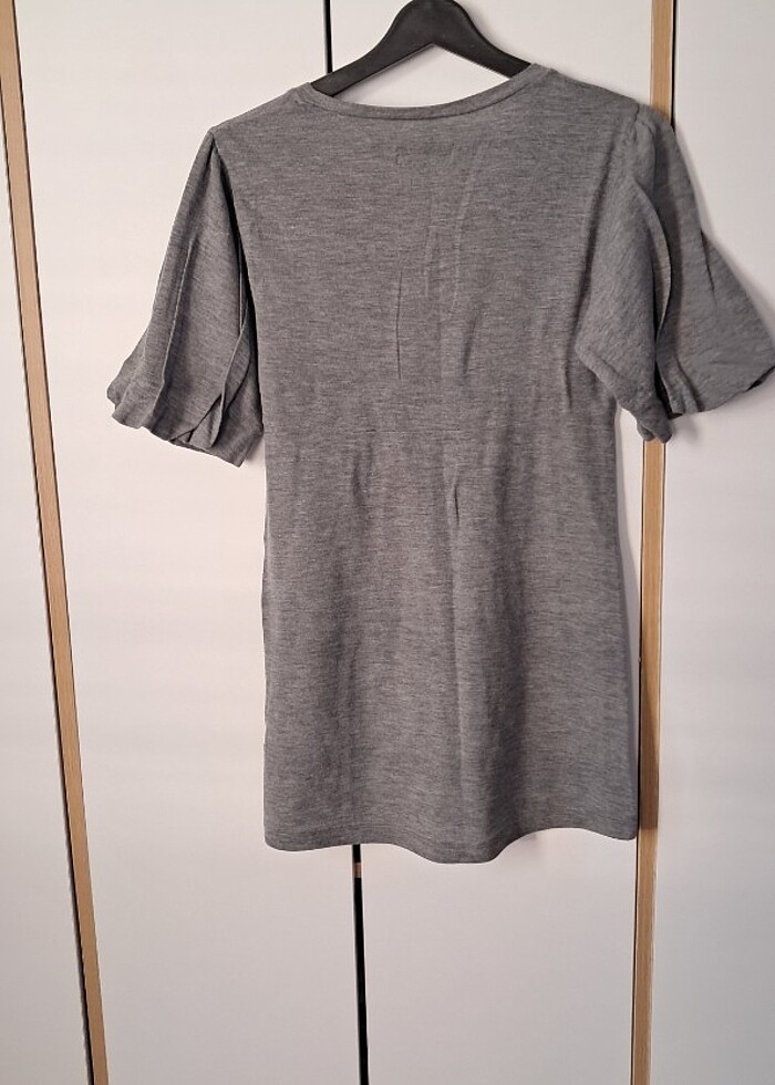 Collezione kol detaylı mini tunik elbise - Görsel 2