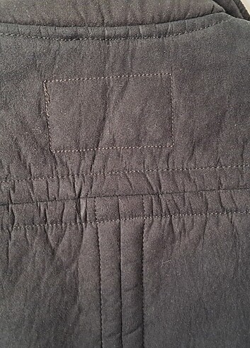 Pull and bear sert kalıplı biker kaban - Görsel 5