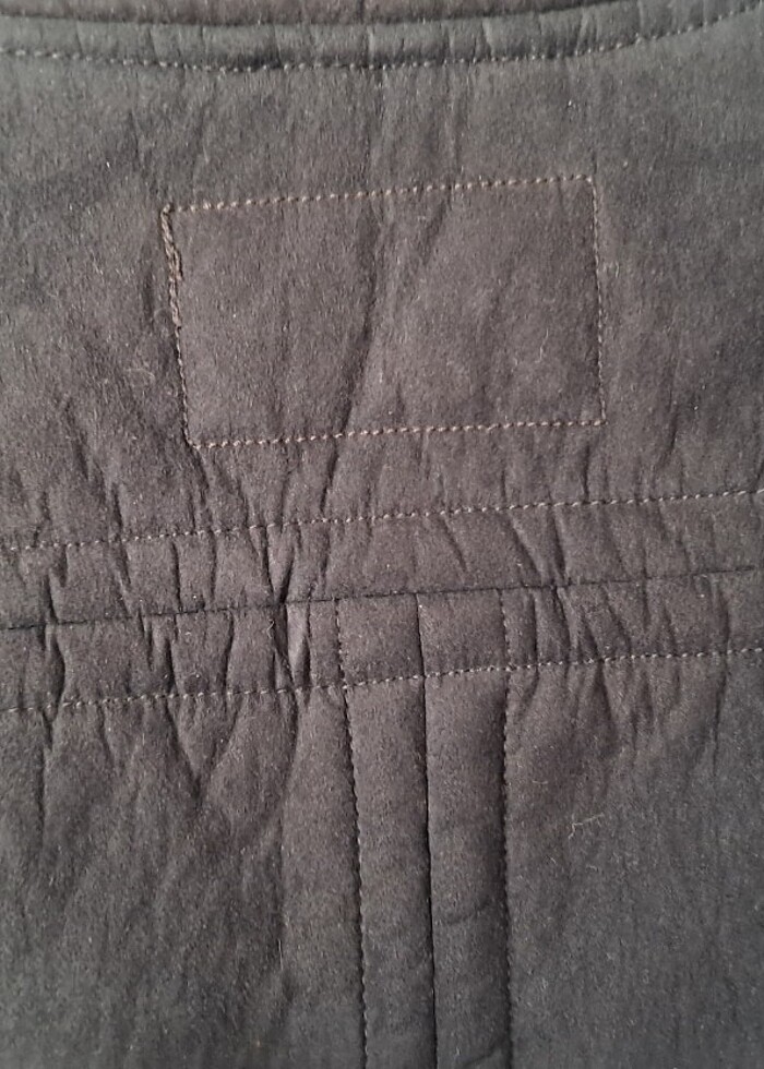 Pull and bear sert kalıplı biker kaban - Görsel 4