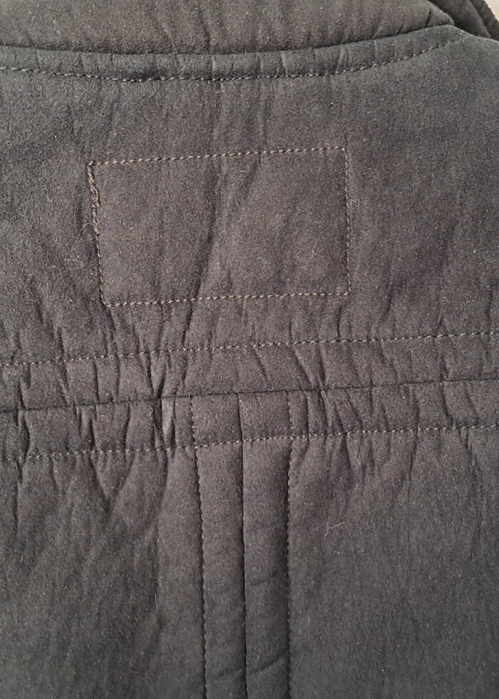 Pull and bear sert kalıplı biker kaban - Görsel 5