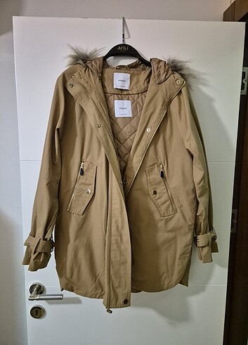 Mango Camel Parka
