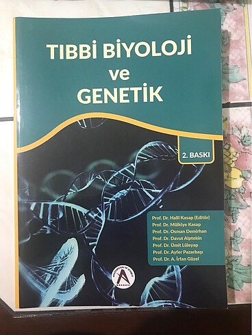 Tıbbi biyoloji ve genetik kitabı