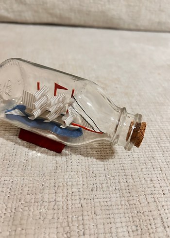 Renkli Gemili Cam Şişe Dekor - Görsel 3