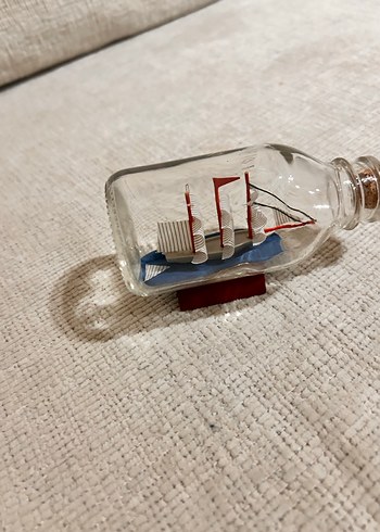 Renkli Gemili Cam Şişe Dekor - Görsel 6