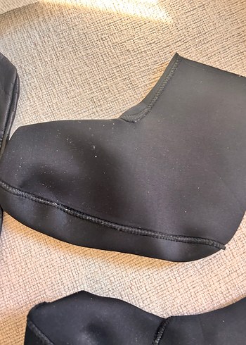 Erkek Siyah Biker Tarzı Bot - Görsel 5