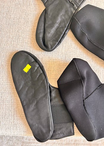 Erkek Siyah Biker Tarzı Bot - Görsel 3