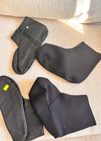 Erkek Siyah Biker Tarzı Bot - Görsel 7