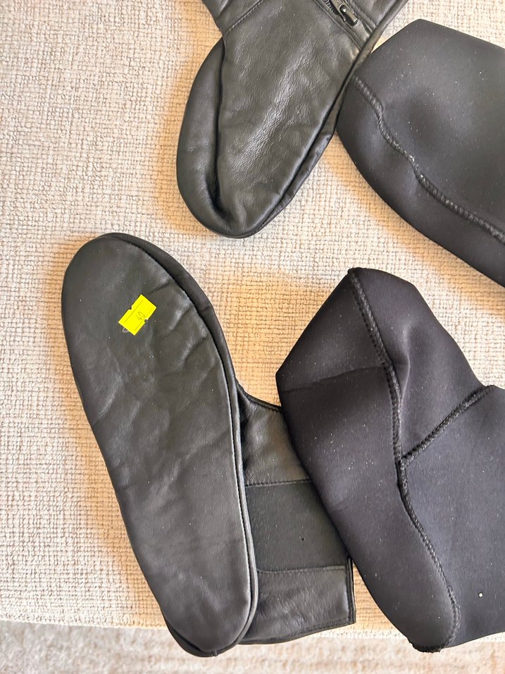 Erkek Siyah Biker Tarzı Bot - Görsel 3