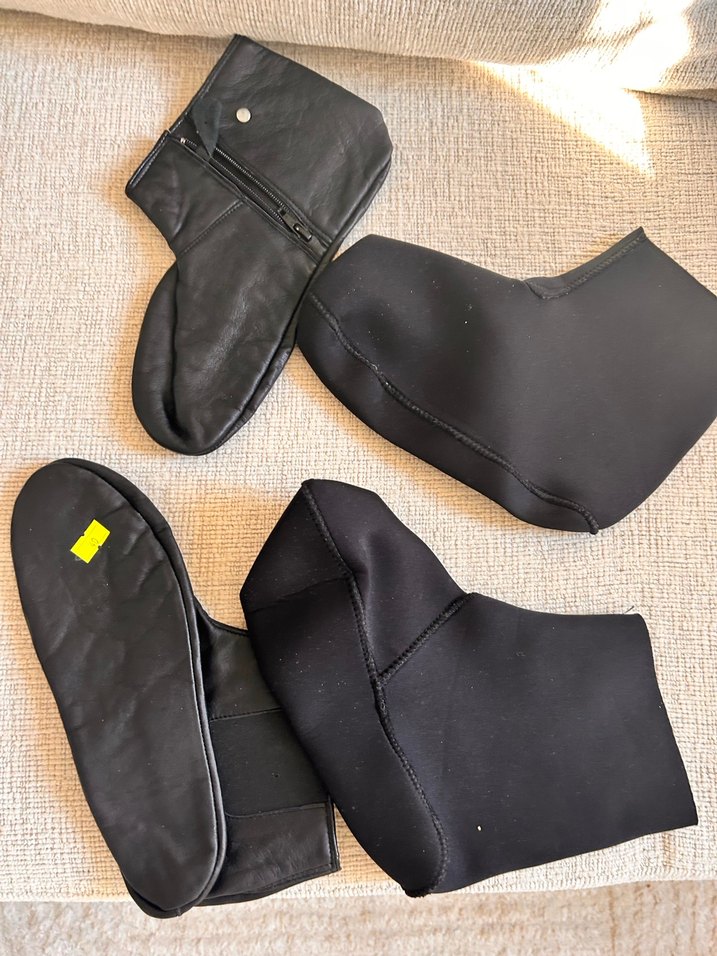 Erkek Siyah Biker Tarzı Bot - Görsel 2