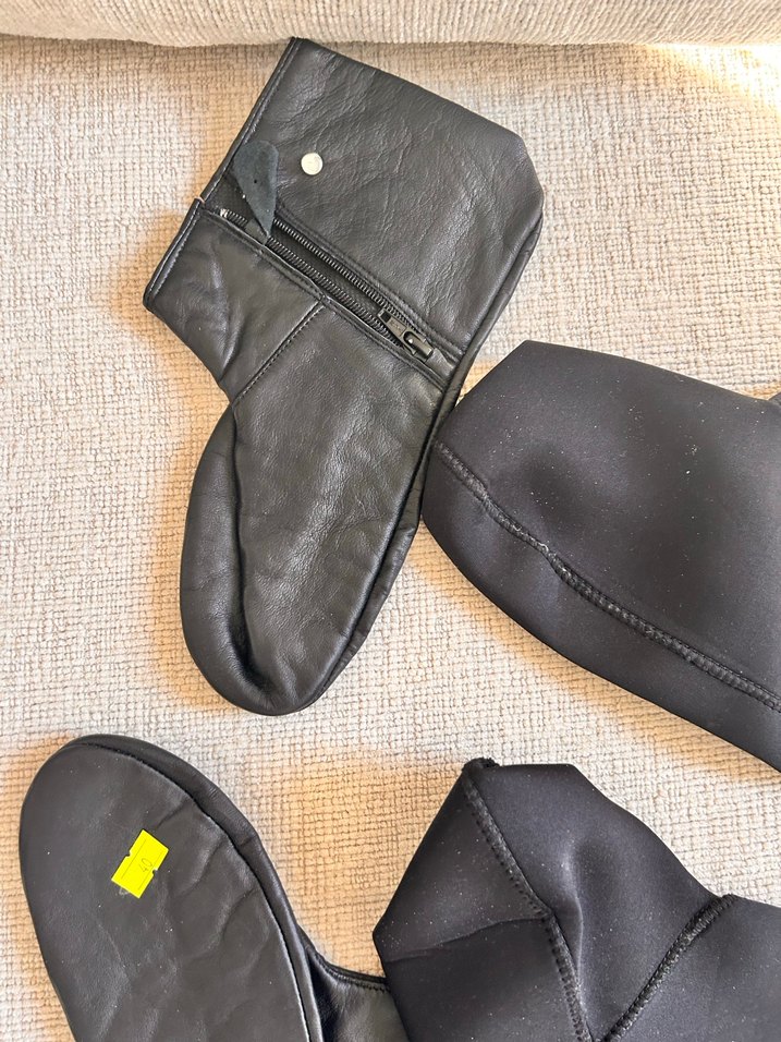 Erkek Siyah Biker Tarzı Bot - Görsel 4